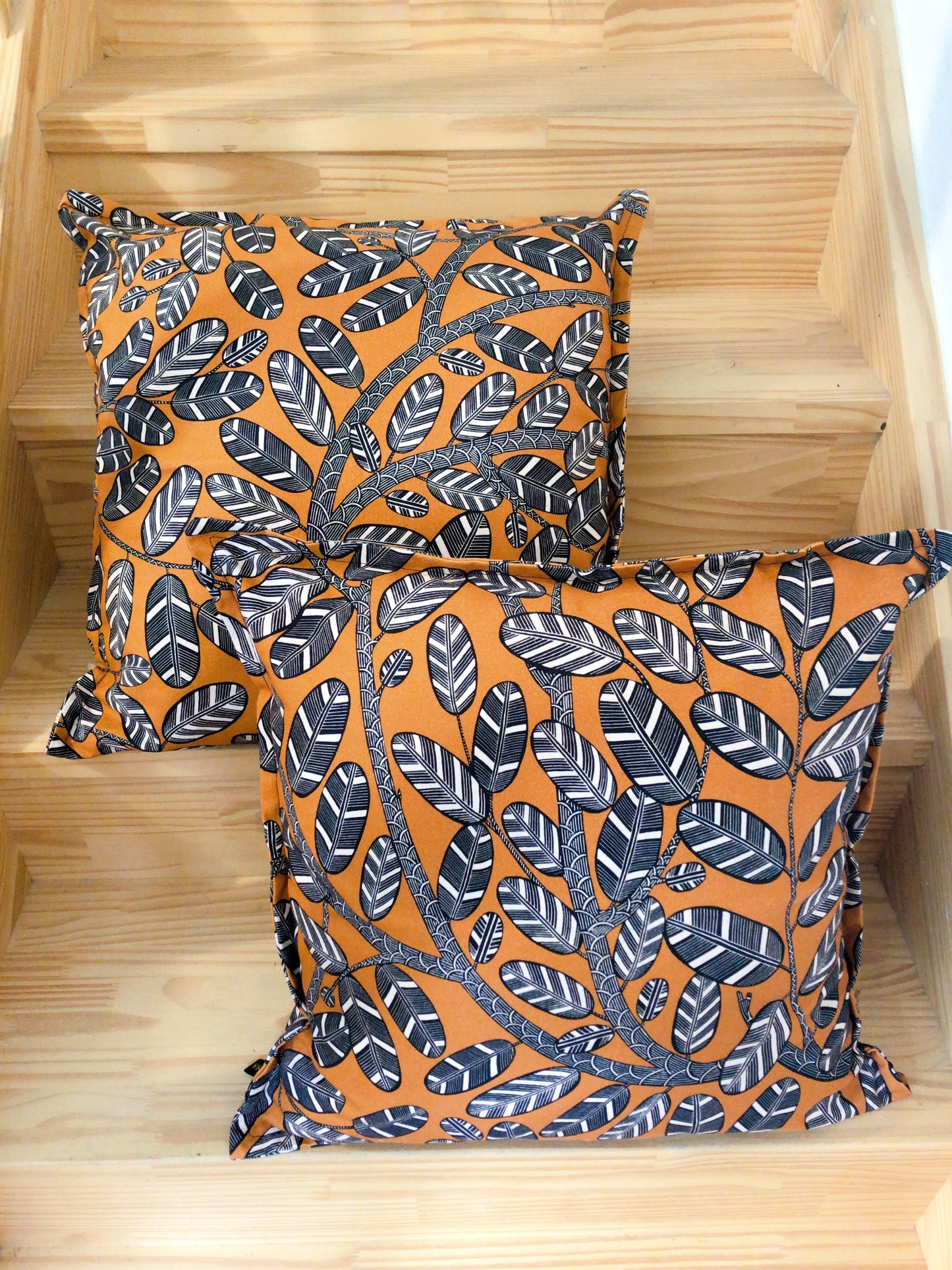 2 housse  de coussin carré  pour intérieur standard  60X60cm