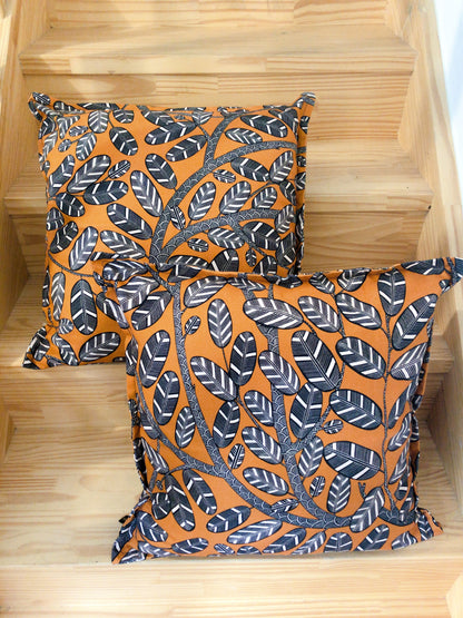2 housse  de coussin carré  pour intérieur standard  60X60cm