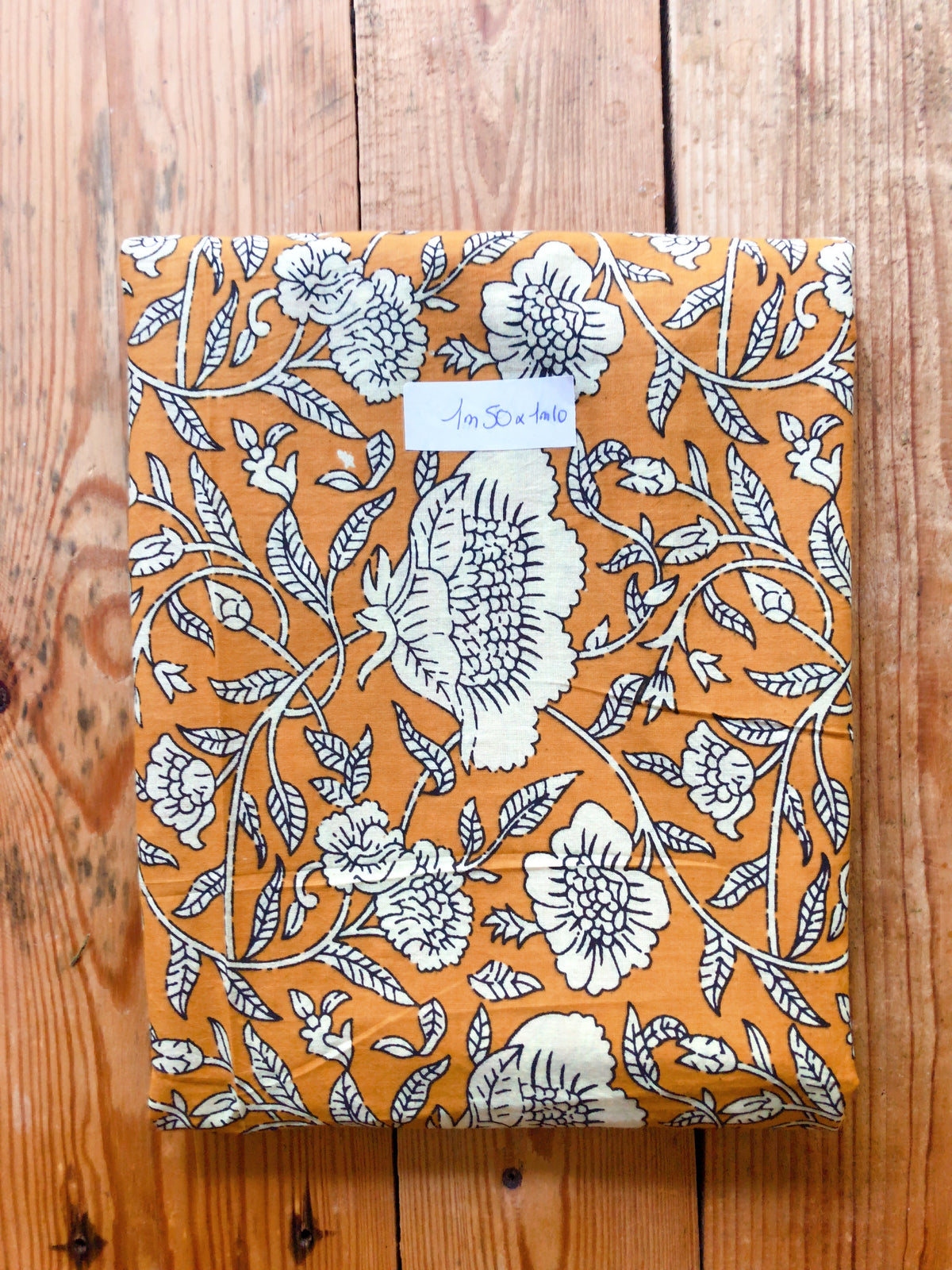 Coupon voile de coton indien 1m50 x1m10
