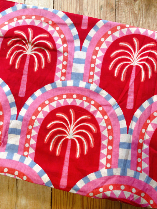 Coupon tissu voile de coton indien  4m x1m10
