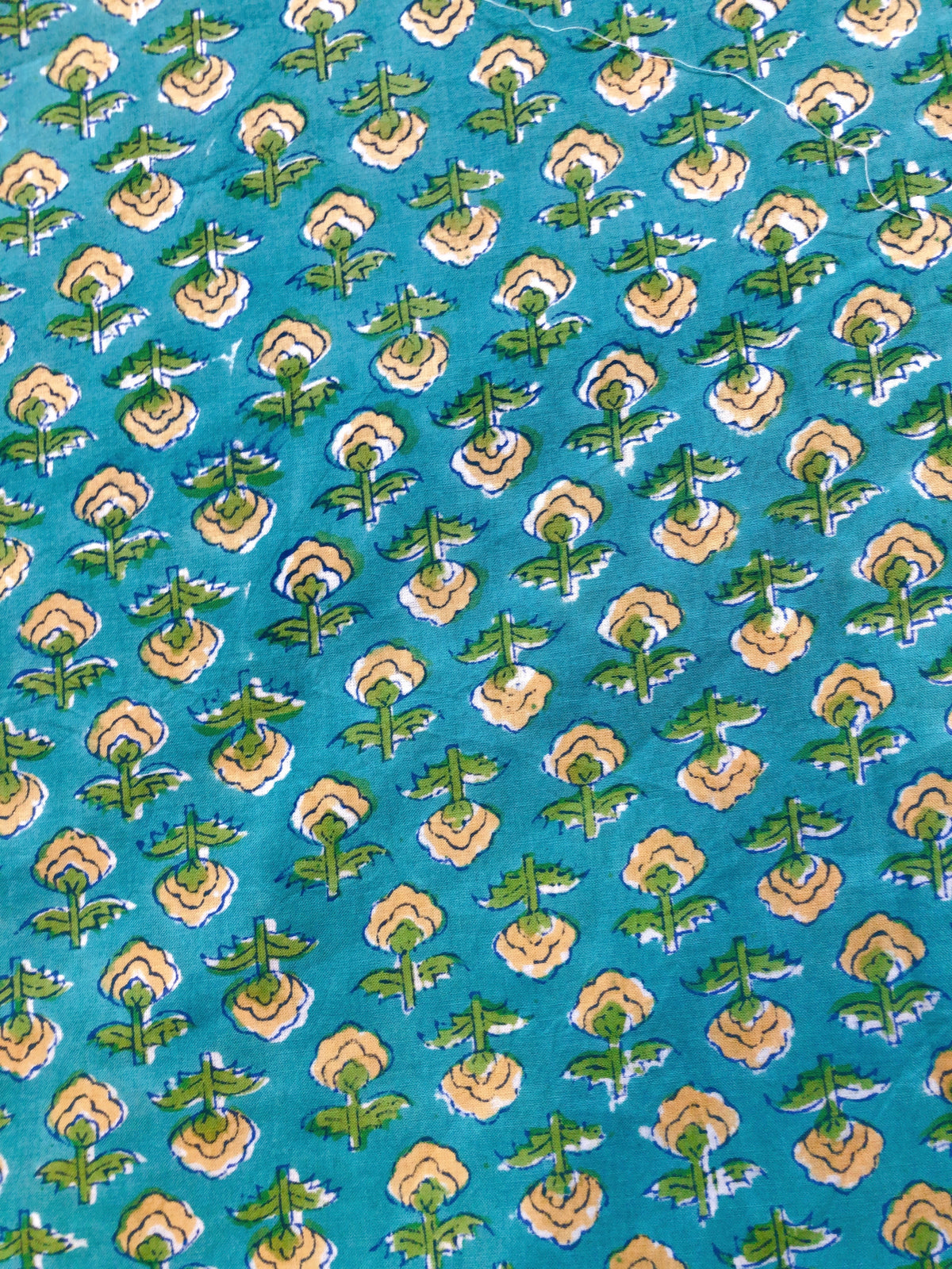 Coupon voile de coton indien 2m x1m10