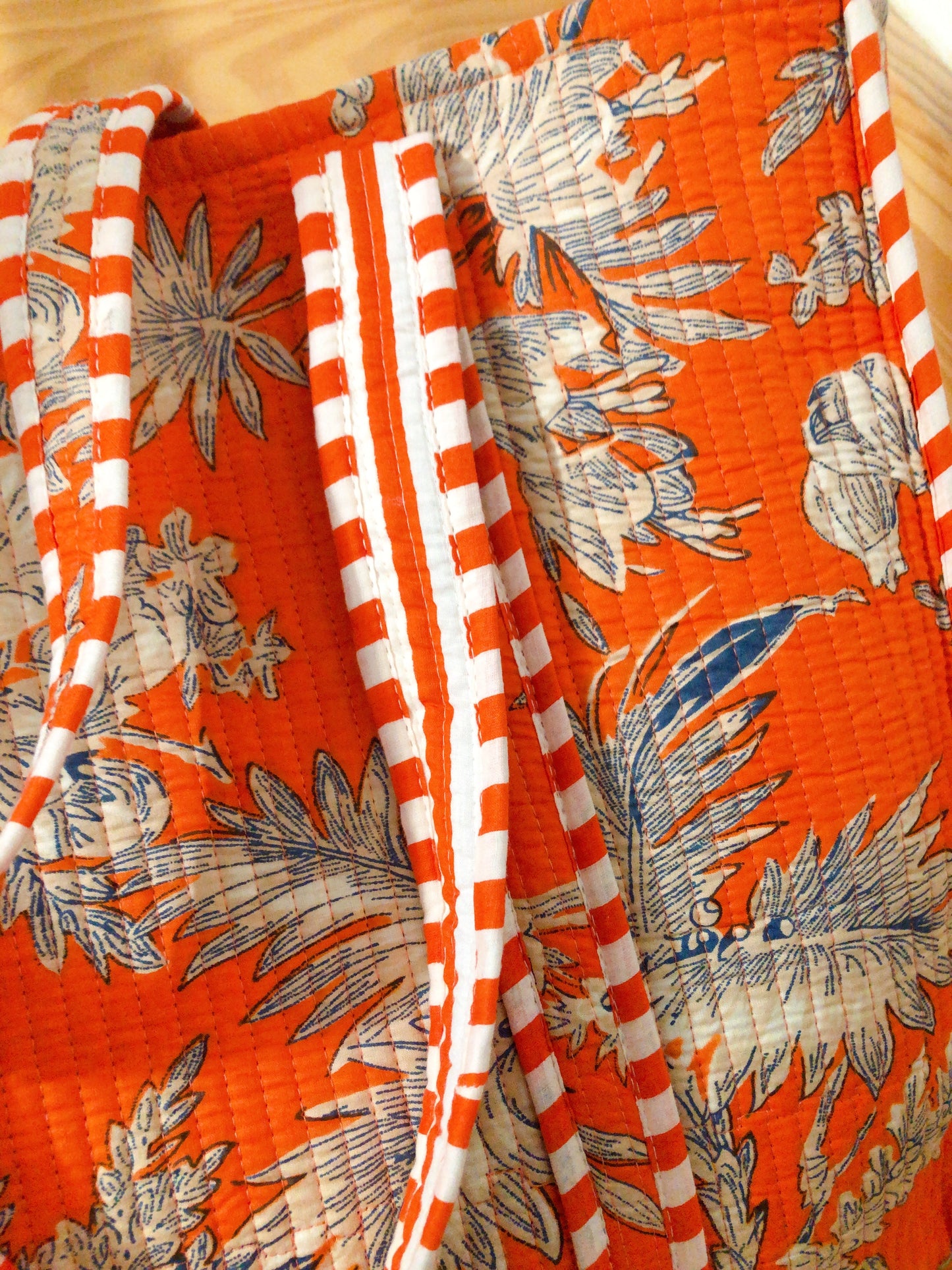 Sac tot bag indien coton matelassé