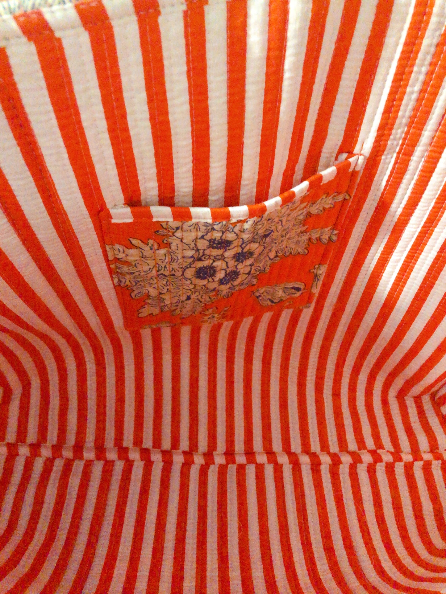 Sac tot bag indien coton matelassé