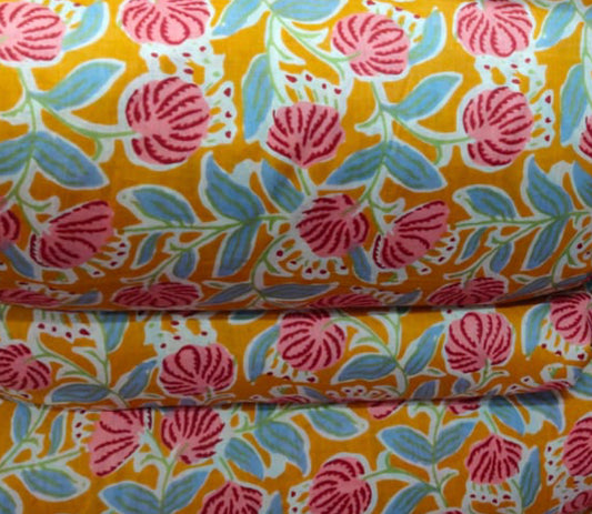 Coupon tissu voile de coton indien  4m x1m10