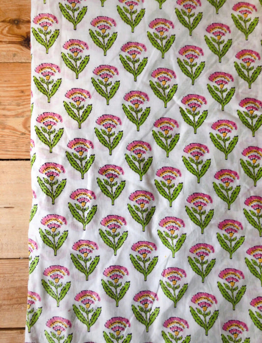 Coupon voile de coton indien 4mx1m10