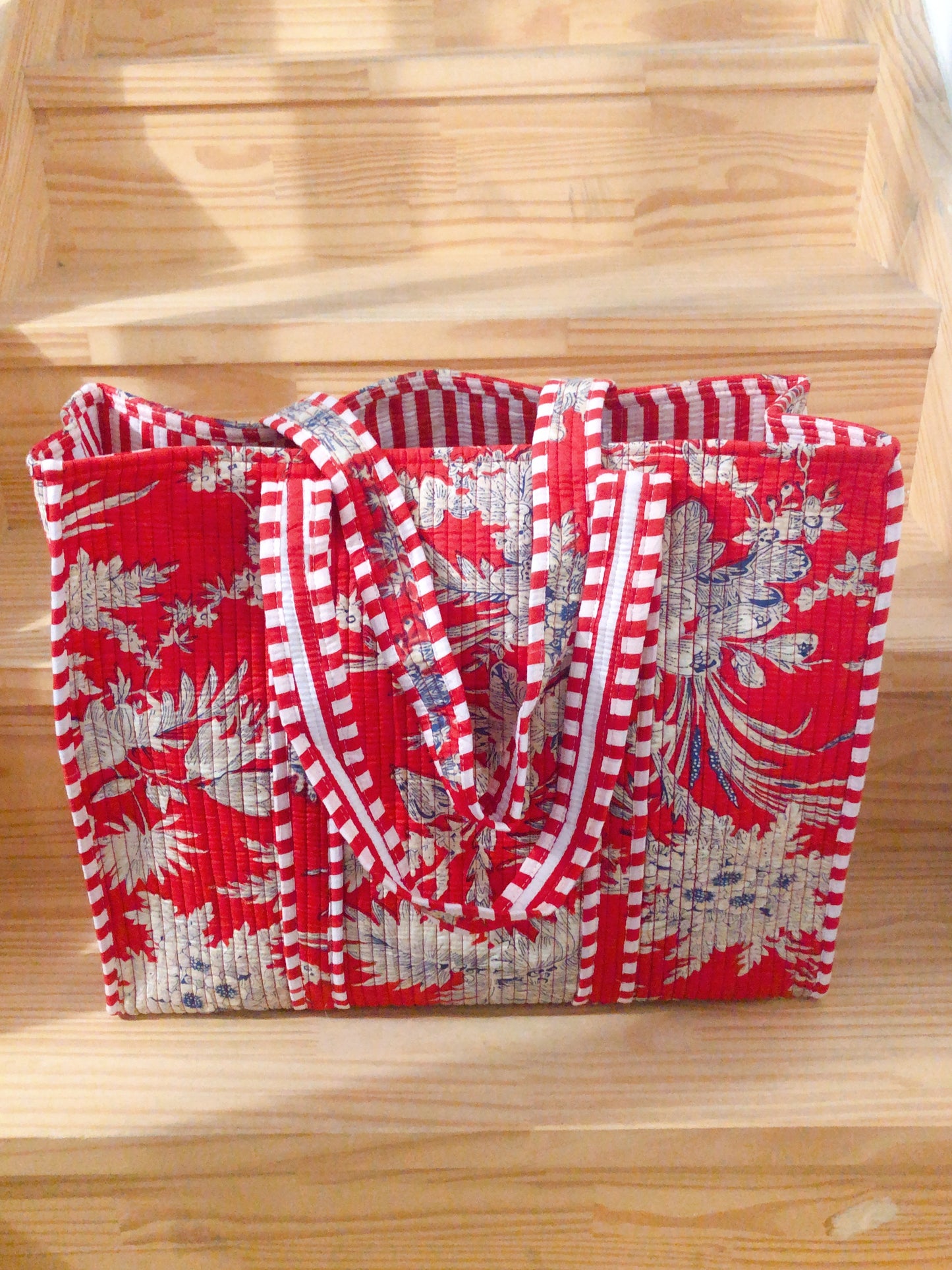 Sac tot bag coton indien matelassé 