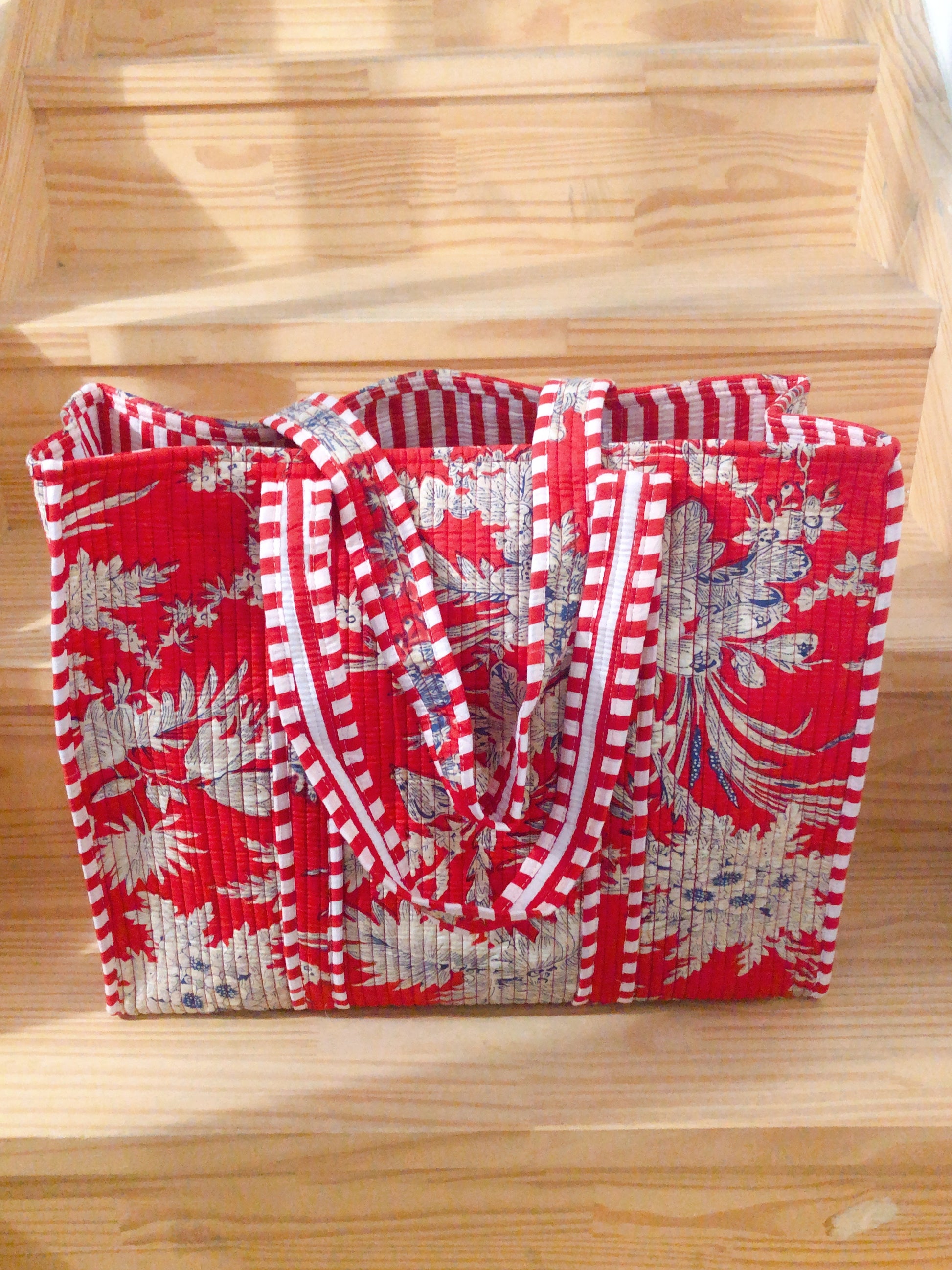 Sac tot bag coton indien matelassé 